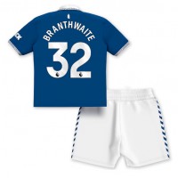 Stroje piłkarskie Everton Jarrad Branthwaite #32 Koszulka Podstawowej dla dzieci 2023-24 Krótki Rękaw (+ szorty)